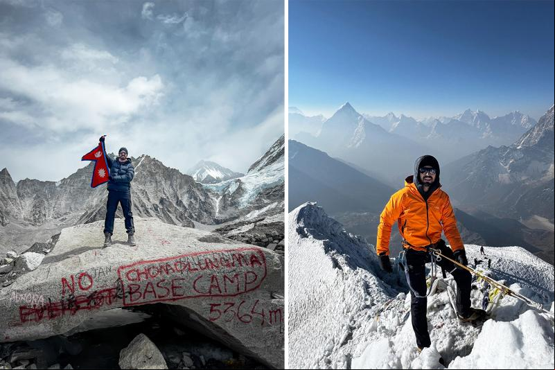 Dois-irmonense encara 5.364 metros de altitude e chega ao Acampamento Base do Everest