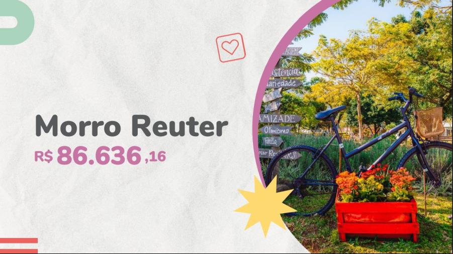 MORRO REUTER – R$ 86.636,16 / 9 projetos